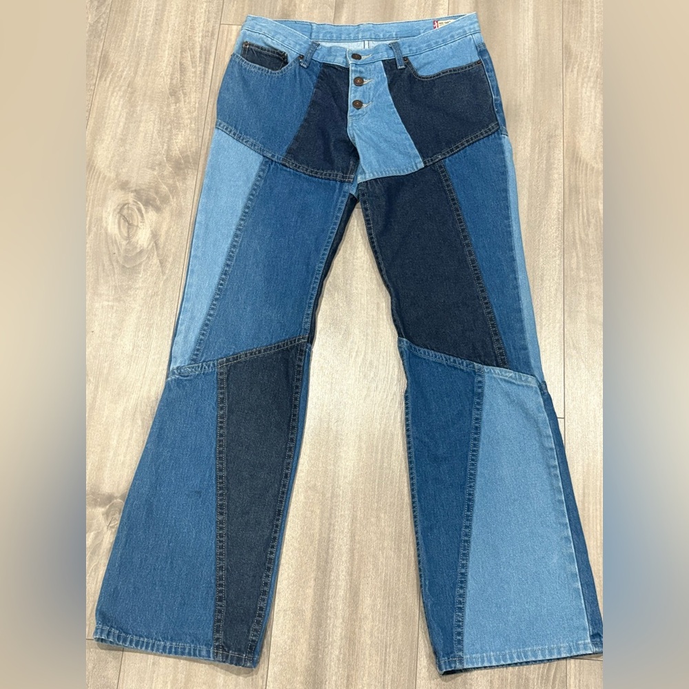 Levi's Vintage Patchwork Jeans Size 7 JR M